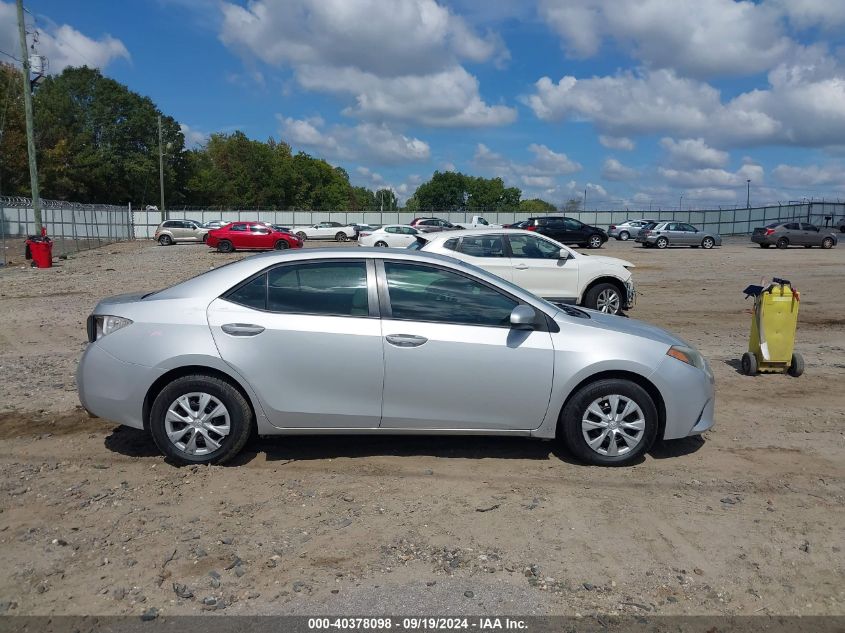 2015 Toyota Corolla L VIN: 2T1BURHE0FC369912 Lot: 40378098