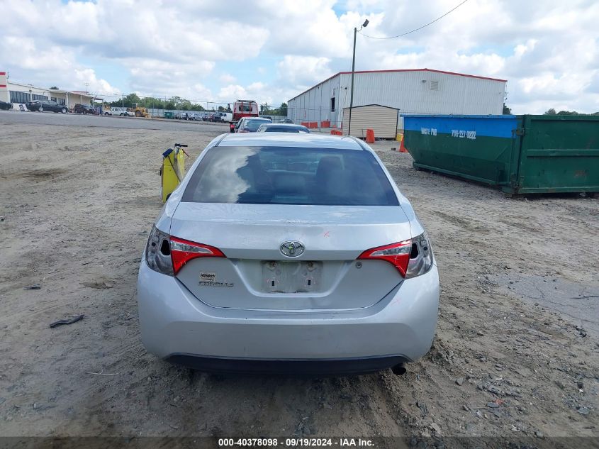 2015 Toyota Corolla L VIN: 2T1BURHE0FC369912 Lot: 40378098