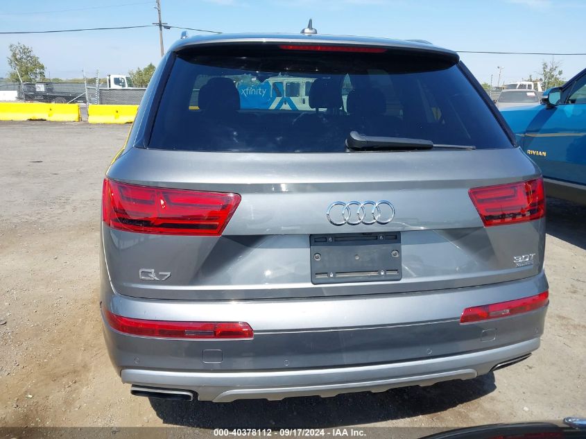 2017 Audi Q7 3.0T Premium VIN: WA1LAAF71HD025332 Lot: 40378112