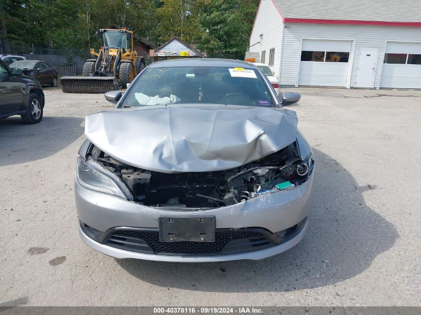 2015 Chrysler 200 S VIN: 1C3CCCBB3FN760590 Lot: 40378116