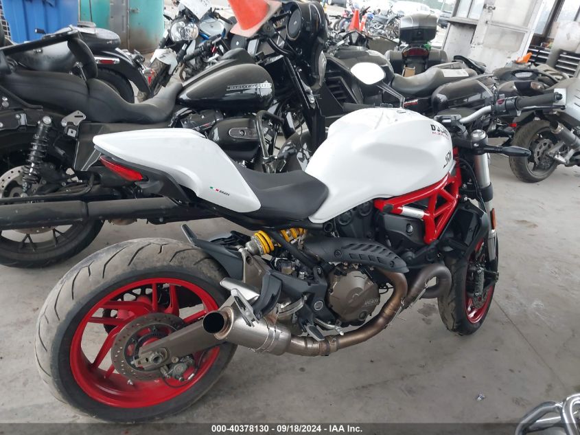 ZDM1RBTS6GB020727 2016 Ducati Monster 821