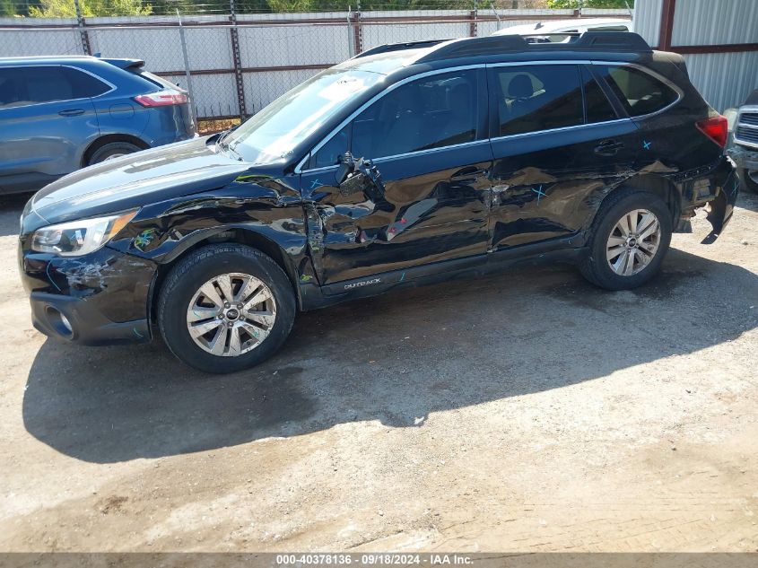 2017 Subaru Outback 2.5I Premium VIN: 4S4BSACC2H3346622 Lot: 40378136