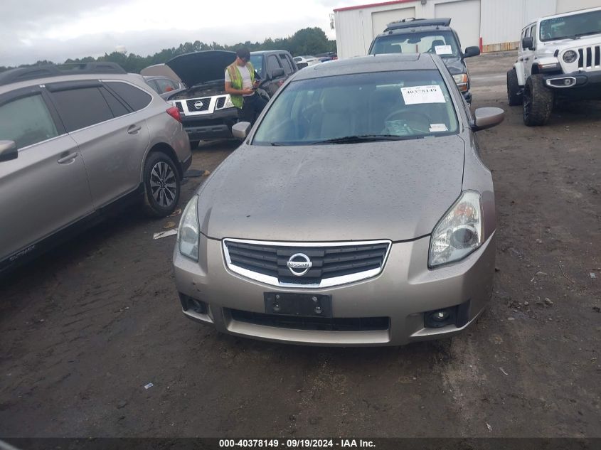 2008 Nissan Maxima 3.5 Sl VIN: 1N4BA41E68C829159 Lot: 40378149