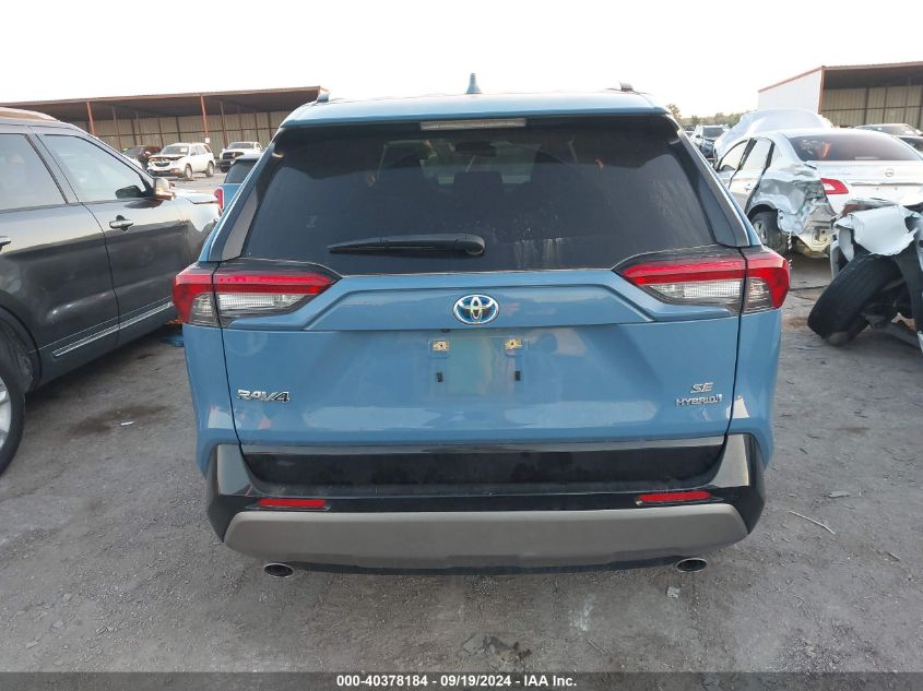 2022 Toyota Rav4 Hybrid Se VIN: JTM16RFV6NJ017378 Lot: 40378184