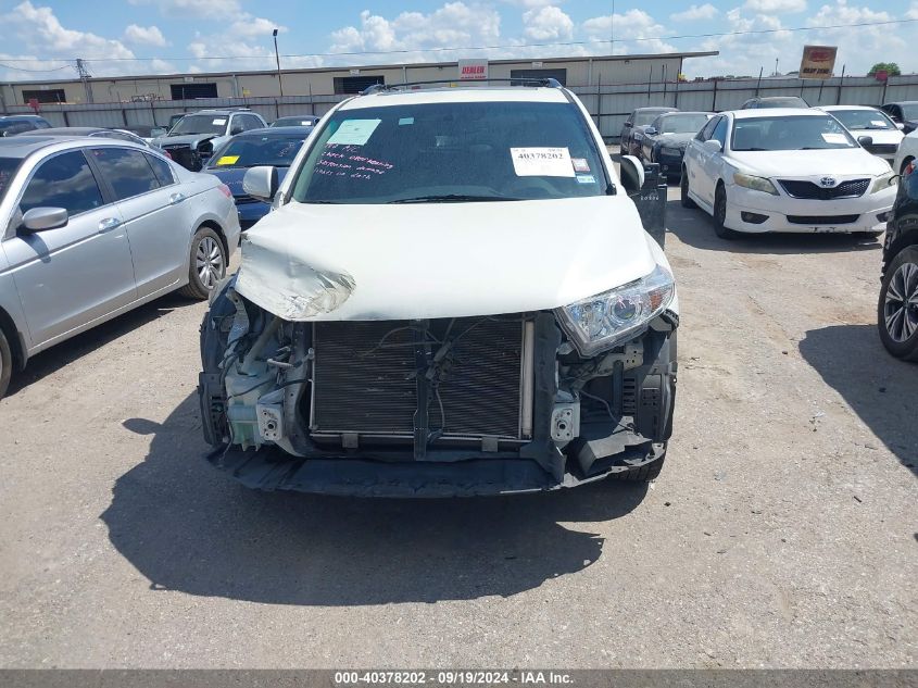 2013 Toyota Highlander Se V6 VIN: 5TDZK3EHXDS125236 Lot: 40378202