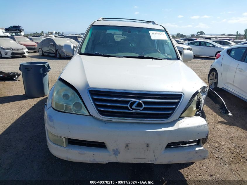 2003 Lexus Gx 470 VIN: JTJBT20X030007511 Lot: 40378213