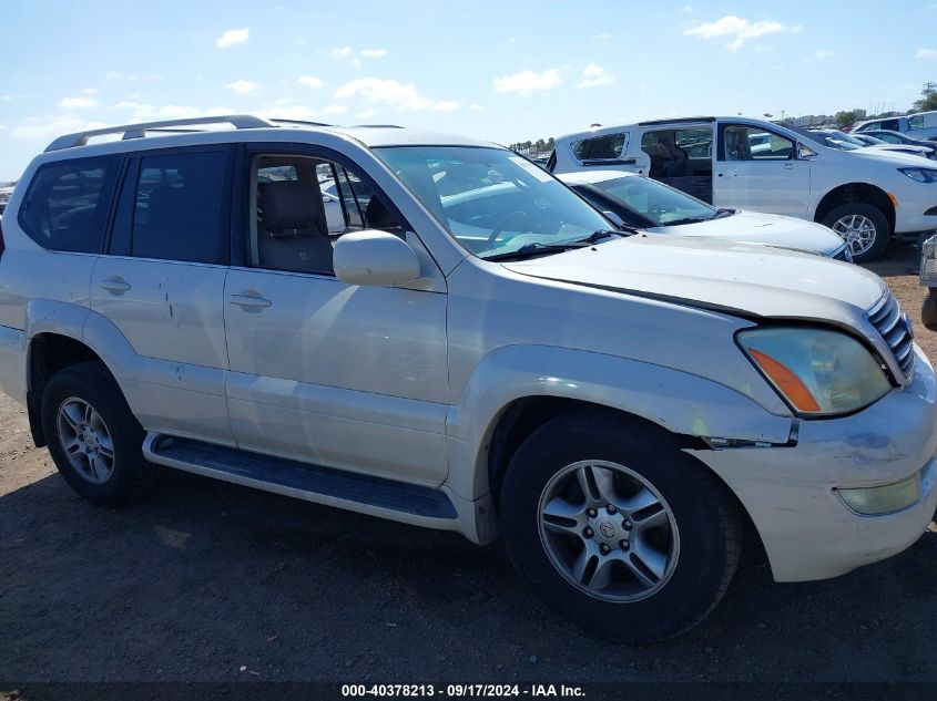 2003 Lexus Gx 470 VIN: JTJBT20X030007511 Lot: 40378213