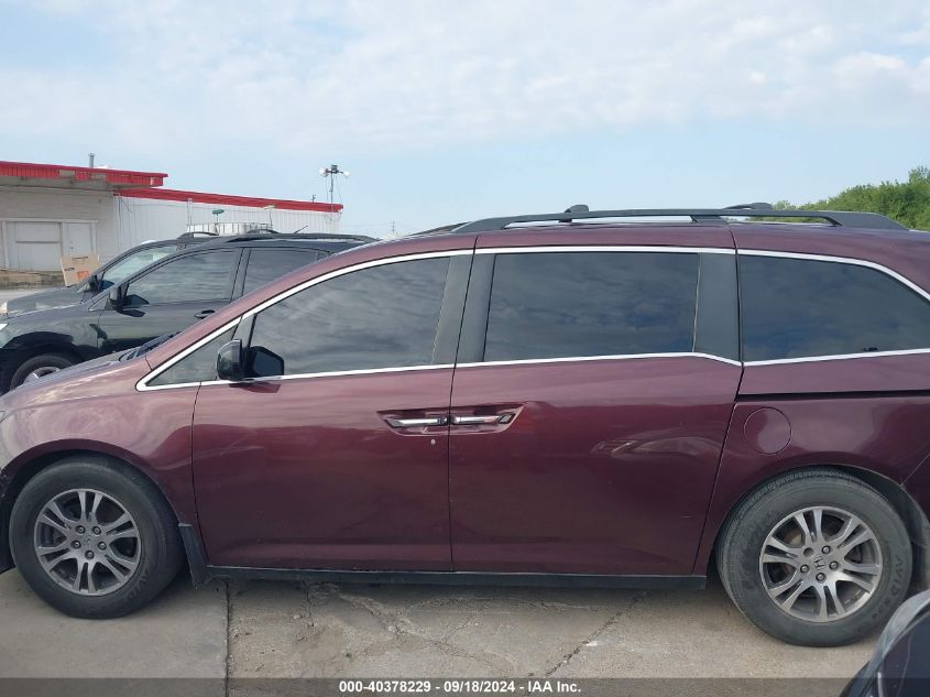 2011 Honda Odyssey Ex-L VIN: 5FNRL5H69BB046712 Lot: 40378229