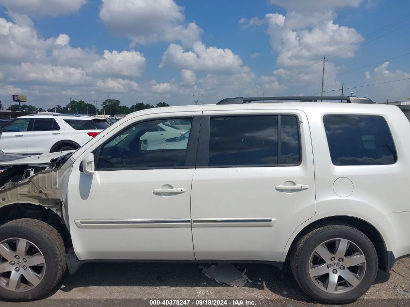 2014 Honda Pilot Touring VIN: 5FNYF3H96EB002835 Lot: 40378247