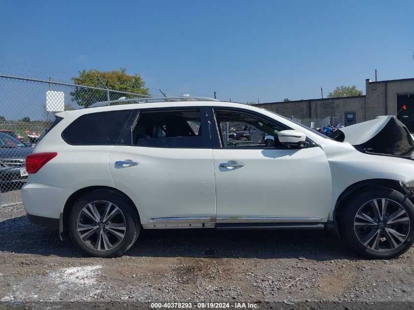 2017 Nissan Pathfinder Platinum VIN: 5N1DR2MM4HC640301 Lot: 40378293