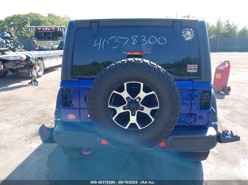 2020 Jeep Wrangler Unlimited Rubicon 4X4 VIN: 1C4HJXFG1LW107976 Lot: 40378300