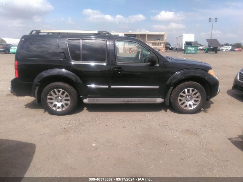 2010 Nissan Pathfinder Le VIN: 5N1AR1NB5AC620252 Lot: 40378367