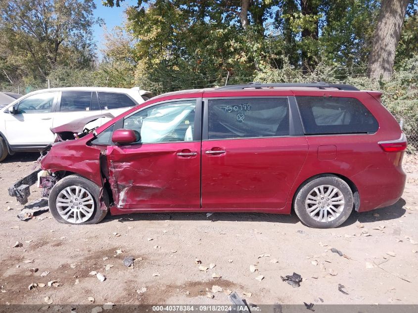 2016 Toyota Sienna Xle/Limited VIN: 5TDYK3DC2GS750798 Lot: 40378384