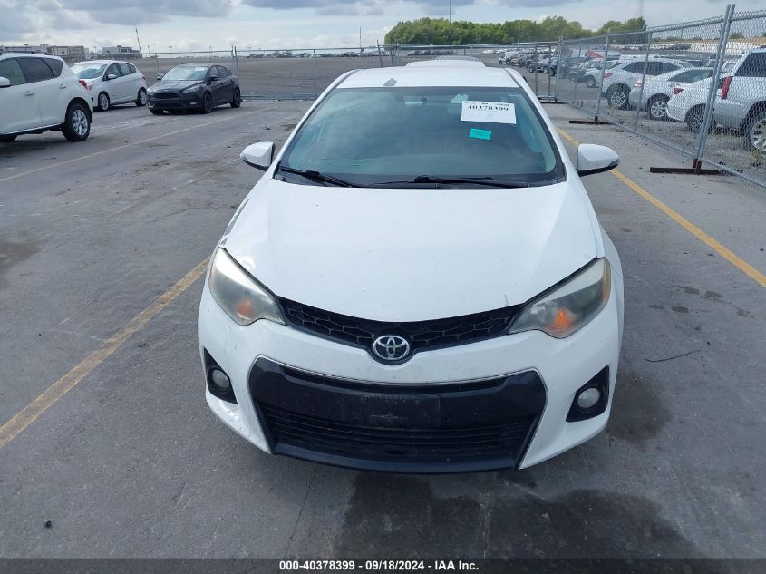 2014 Toyota Corolla S VIN: 5YFBURHE0EP149782 Lot: 40378399