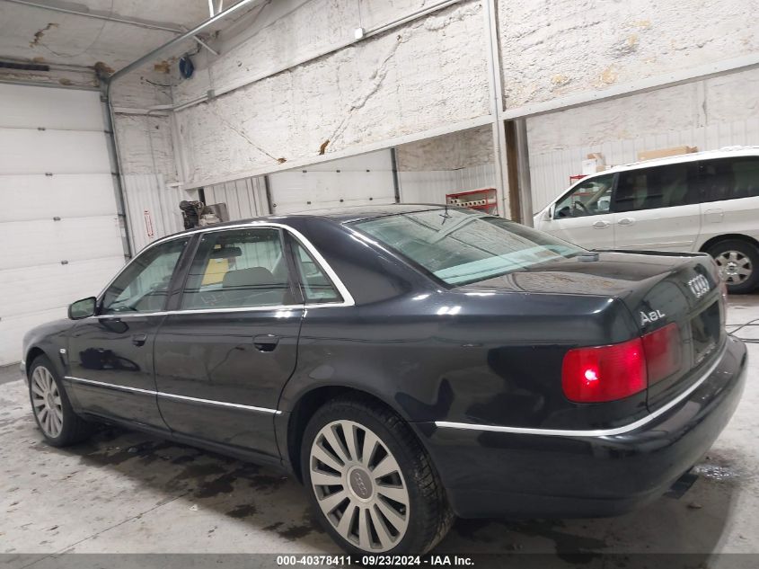 2000 Audi A8 4.2 VIN: WAUFL54D3YN012490 Lot: 40378411