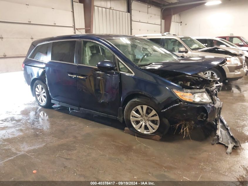 VIN 5FNRL5H60FB078485 2015 Honda Odyssey, Ex-L no.1