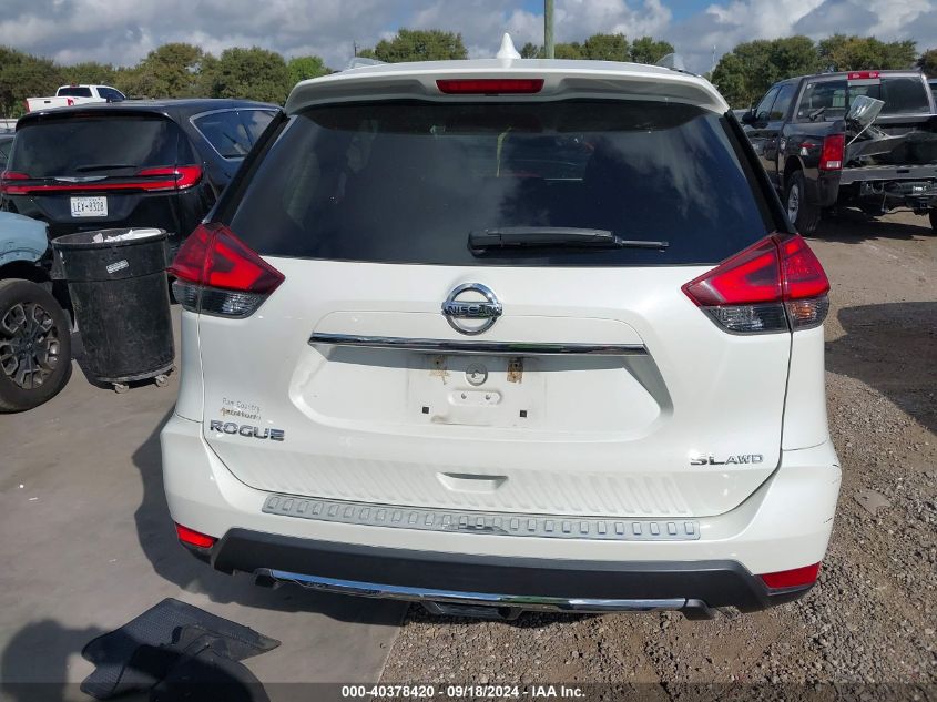 2017 Nissan Rogue Sl VIN: 5N1AT2MV6HC866255 Lot: 40378420