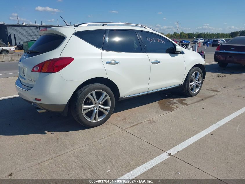 2010 Nissan Murano Le VIN: JN8AZ1MW2AW120612 Lot: 40378434