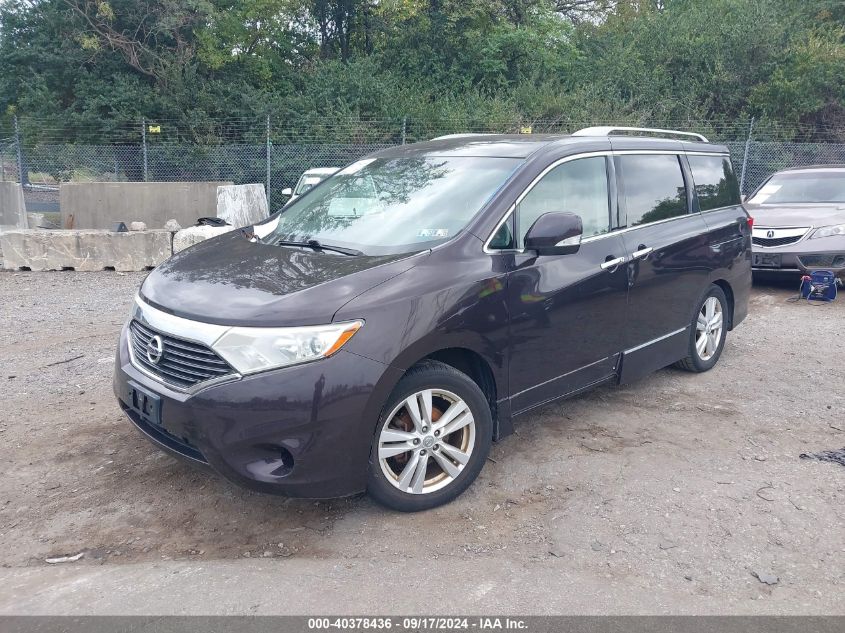 2011 Nissan Quest Sl VIN: JN8AE2KP4B9012098 Lot: 40378436