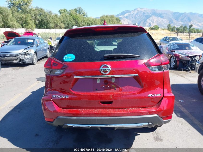 2018 Nissan Rogue Sv VIN: 5N1AT2MV5JC767707 Lot: 40378481