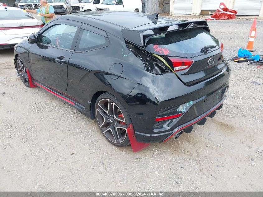 2022 Hyundai Veloster N VIN: KMHT36AH2NU014599 Lot: 40378506