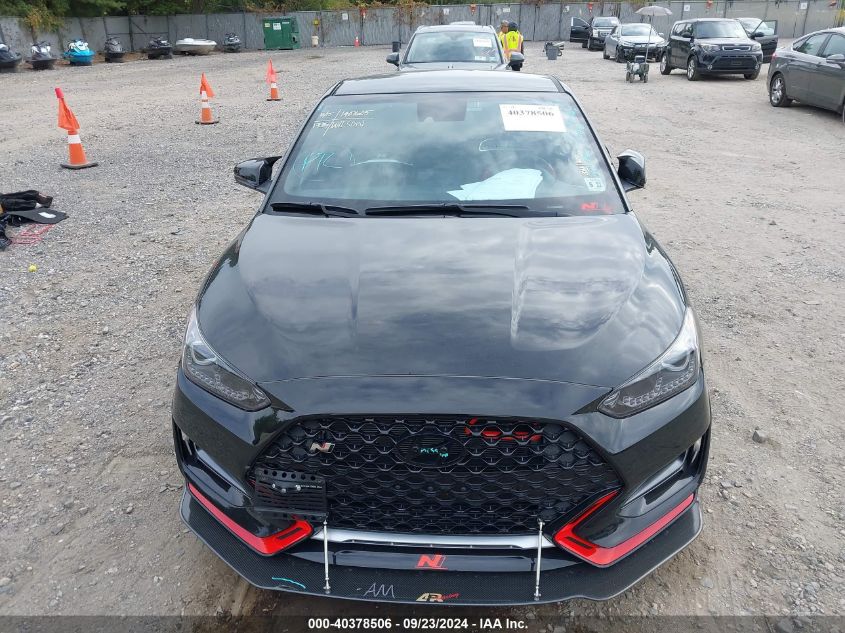 2022 Hyundai Veloster N VIN: KMHT36AH2NU014599 Lot: 40378506