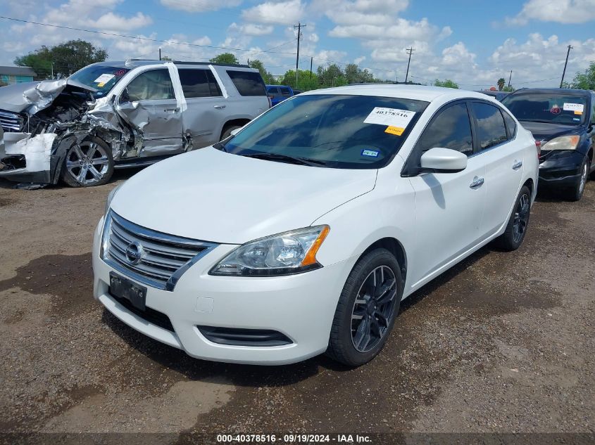 2014 Nissan Sentra Sv VIN: 3N1AB7AP2EY329544 Lot: 40378516