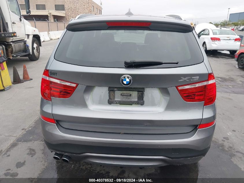 2016 BMW X3 xDrive28I VIN: 5UXWX9C51G0D78132 Lot: 40378532