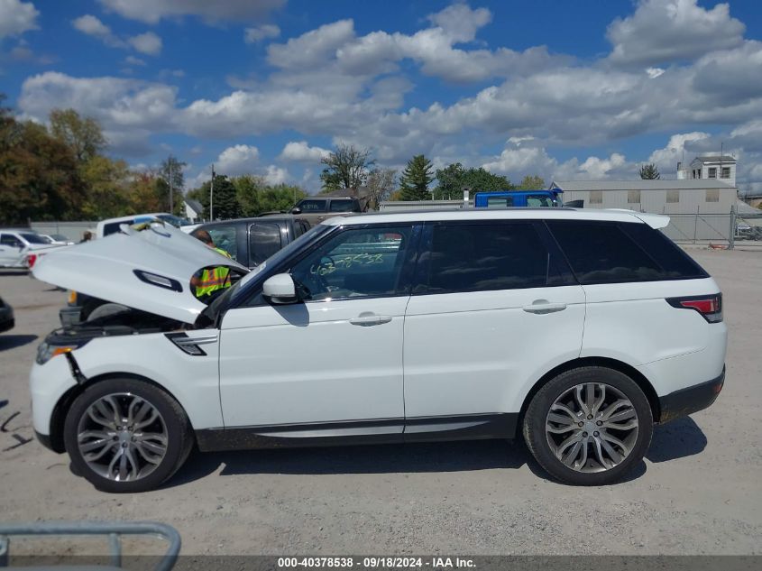 2017 Land Rover Range Rover Sport 3.0L V6 Supercharged Hse VIN: SALWR2FV5HA178189 Lot: 40378538