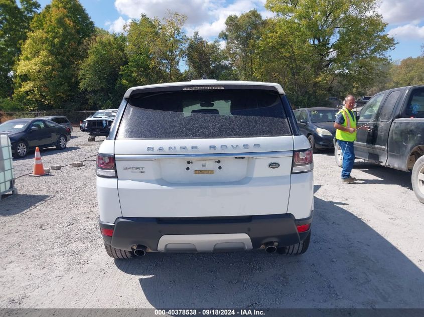 2017 Land Rover Range Rover Sport 3.0L V6 Supercharged Hse VIN: SALWR2FV5HA178189 Lot: 40378538