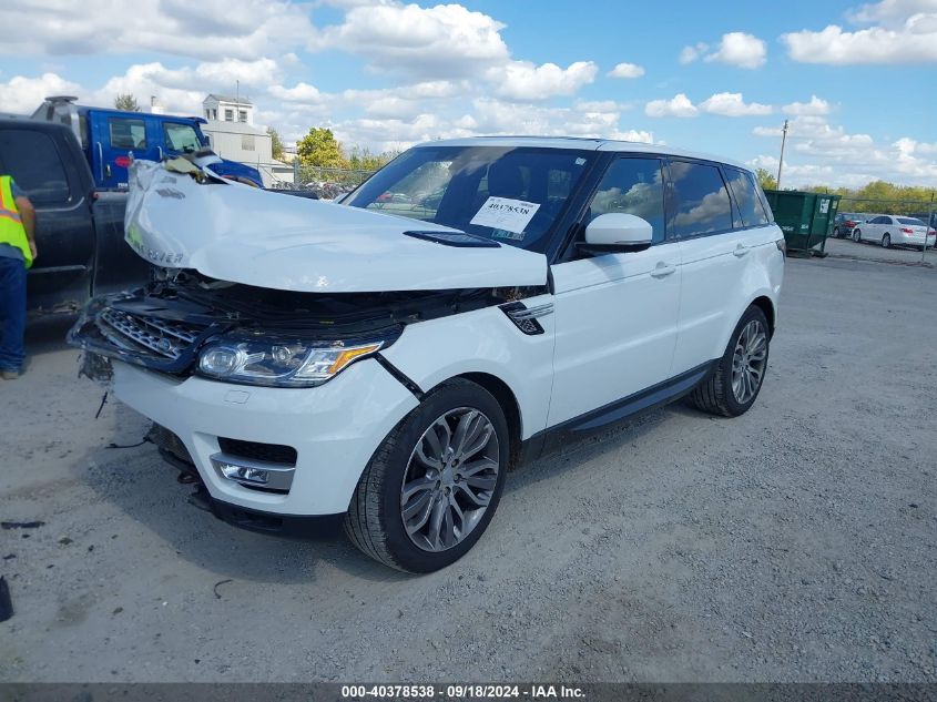 2017 Land Rover Range Rover Sport 3.0L V6 Supercharged Hse VIN: SALWR2FV5HA178189 Lot: 40378538