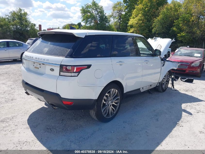 2017 Land Rover Range Rover Sport 3.0L V6 Supercharged Hse VIN: SALWR2FV5HA178189 Lot: 40378538