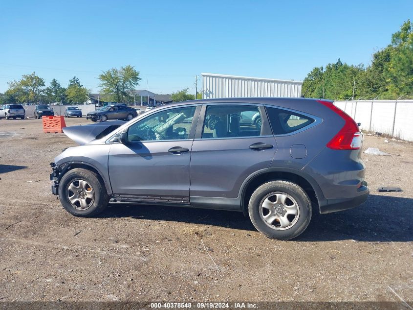 2015 Honda Cr-V Lx VIN: 2HKRM3H3XFM503879 Lot: 40378548