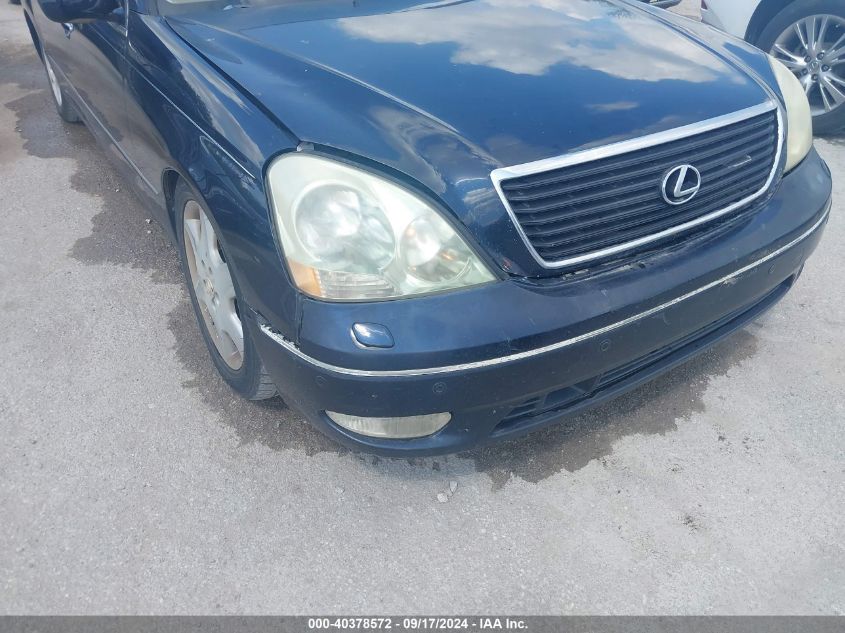 2002 Lexus Ls 430 VIN: JTHBN30F620060804 Lot: 40378572