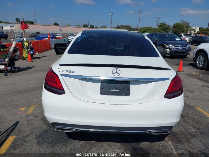 2021 Mercedes-Benz C 300 Sedan VIN: W1KWF8DB2MR613652 Lot: 40378578