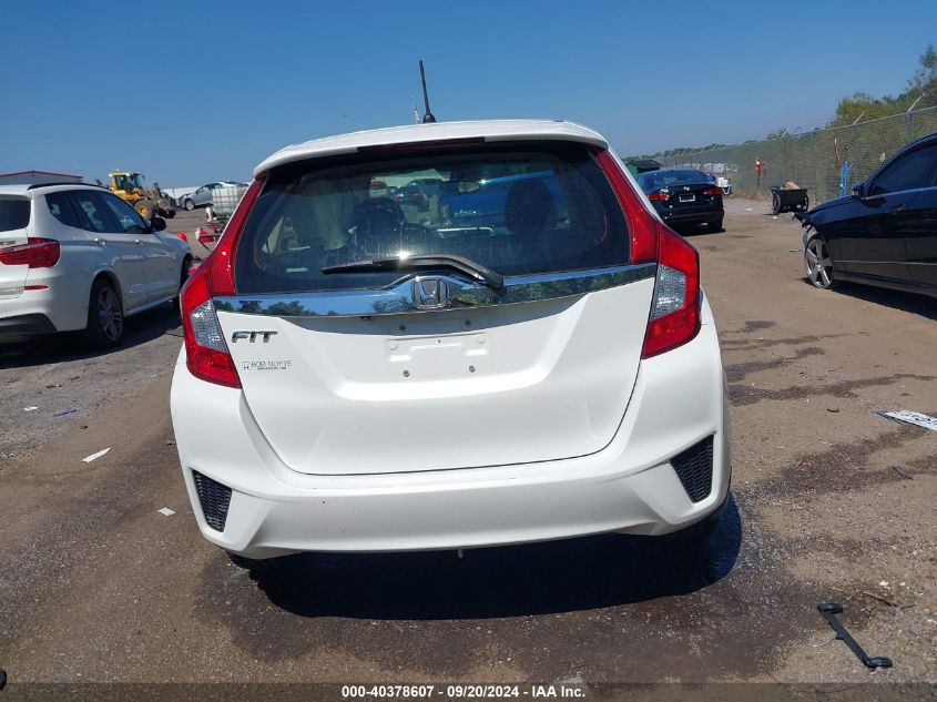 2016 Honda Fit Ex VIN: JHMGK5H74GX015463 Lot: 40378607