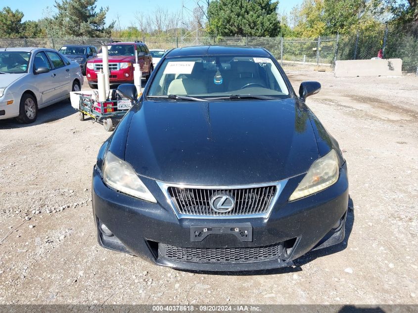 2011 Lexus Is 250 VIN: JTHBF5C21B5137339 Lot: 40378618