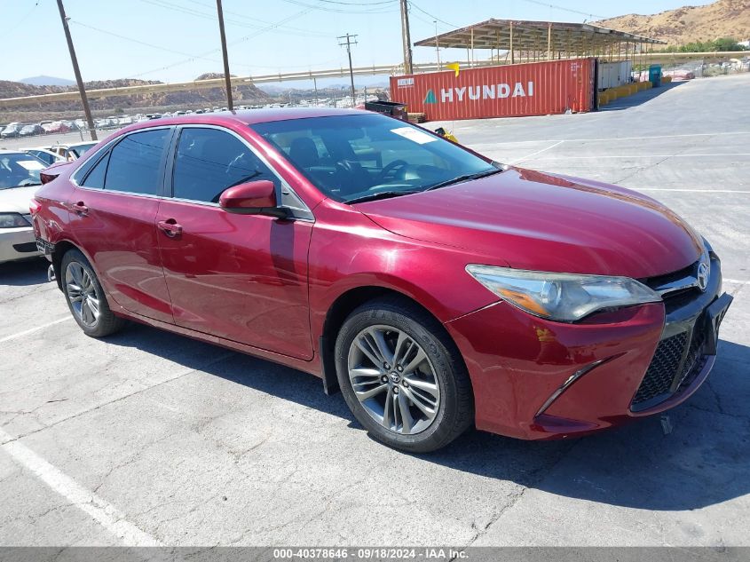 2016 Toyota Camry Se VIN: 4T1BF1FK2GU603875 Lot: 40378646