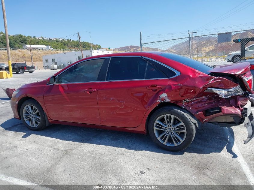 2016 Toyota Camry Se VIN: 4T1BF1FK2GU603875 Lot: 40378646