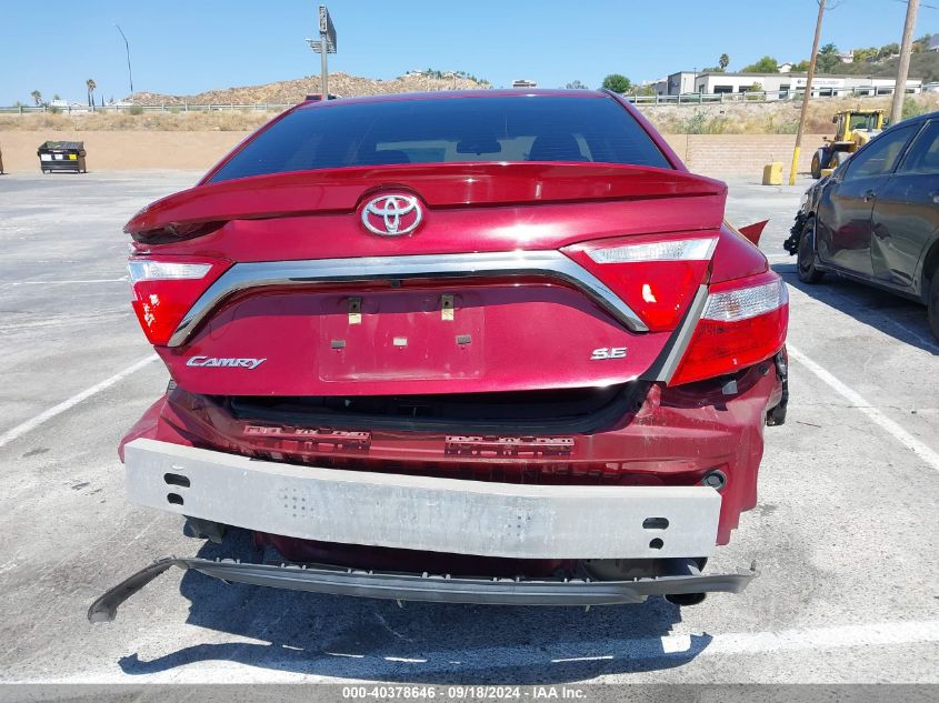 2016 Toyota Camry Se VIN: 4T1BF1FK2GU603875 Lot: 40378646