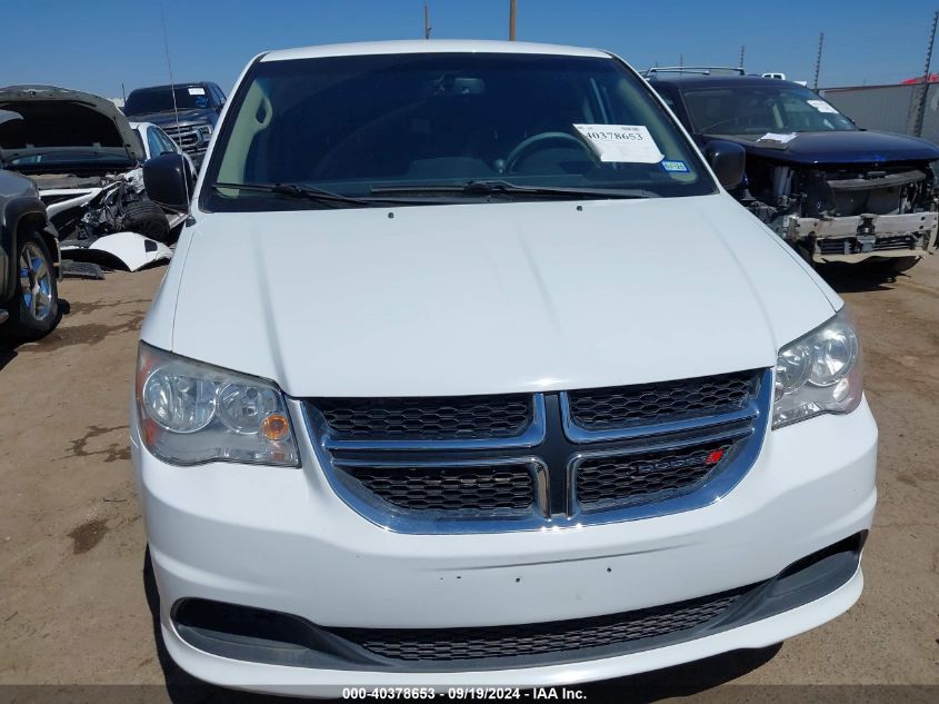 2016 Dodge Grand Caravan Se VIN: 2C4RDGBG9GR176348 Lot: 40378653