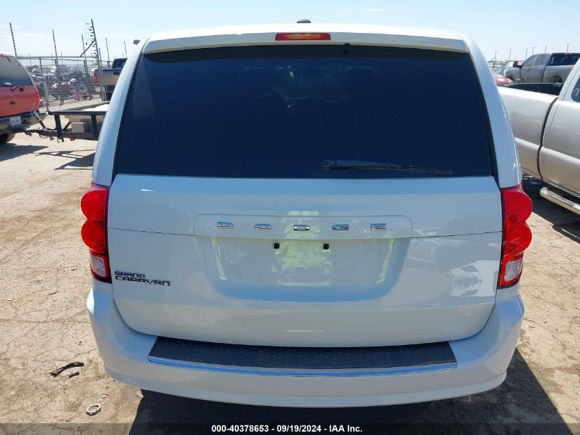 2016 Dodge Grand Caravan Se VIN: 2C4RDGBG9GR176348 Lot: 40378653