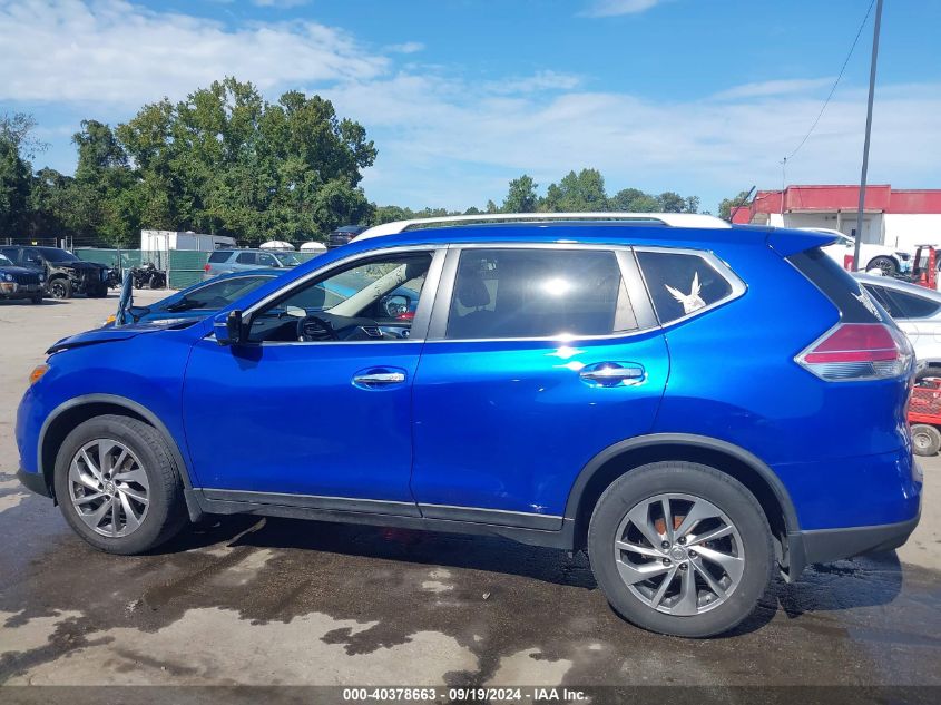 2015 Nissan Rogue Sl VIN: 5N1AT2MV0FC877670 Lot: 40378663