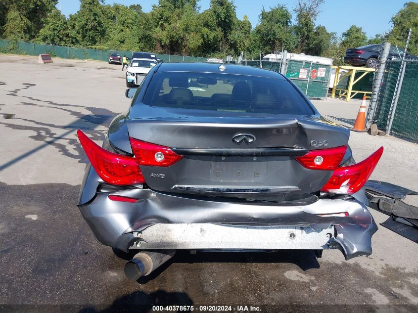 2016 Infiniti Q50 3.0T Premium VIN: JN1EV7AR2GM346117 Lot: 40378675