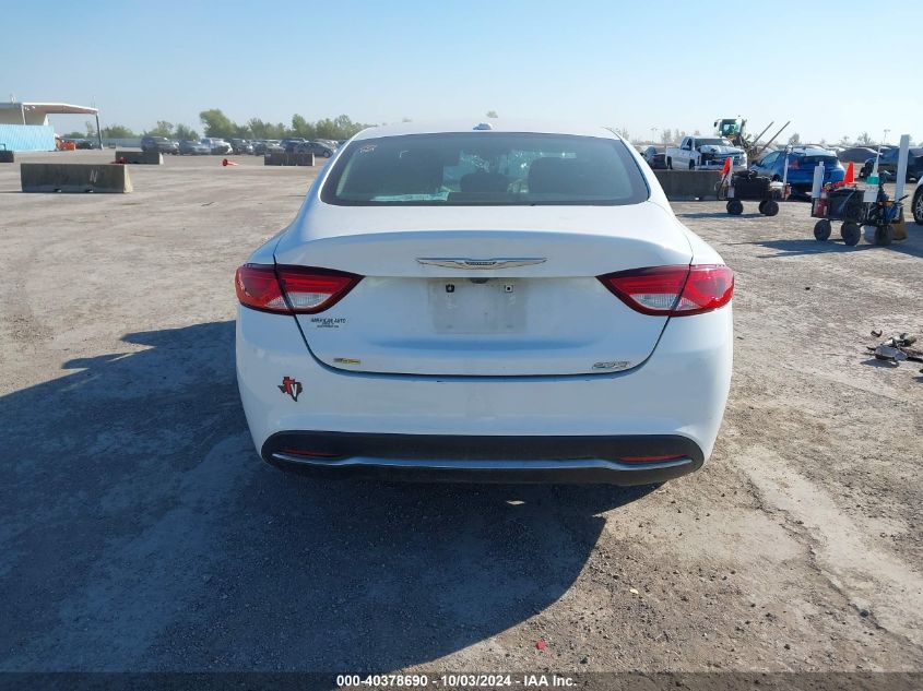 2016 Chrysler 200 Limited VIN: 1C3CCCAB1GN105931 Lot: 40378690