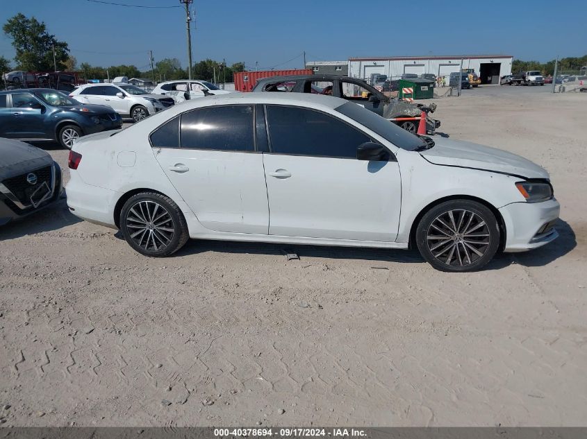 2016 Volkswagen Jetta 1.8T Sport VIN: 3VWD17AJ9GM293190 Lot: 40378694