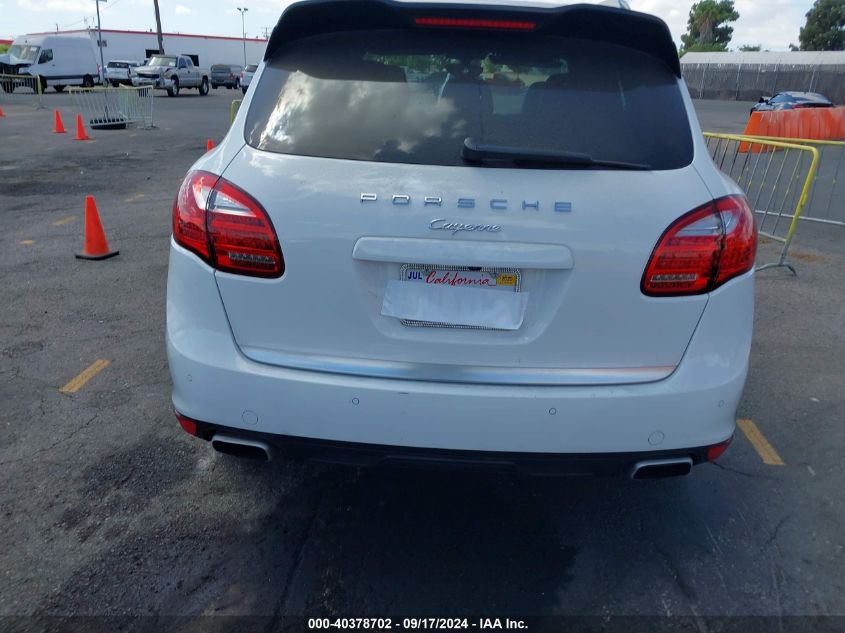 2013 Porsche Cayenne VIN: WP1AA2A26DLA19572 Lot: 40378702