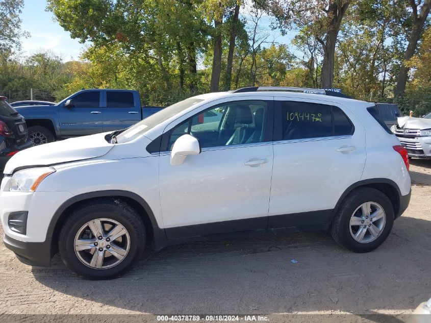 2016 Chevrolet Trax Lt VIN: KL7CJLSBXGB560338 Lot: 40378789