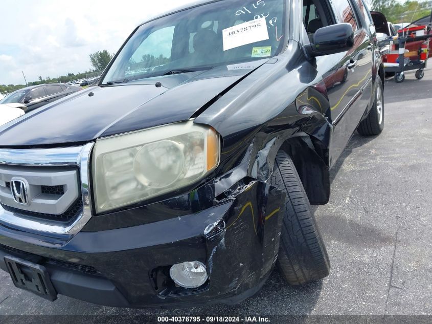 2011 Honda Pilot Exln VIN: 5FNYF4H73BB045190 Lot: 40378795