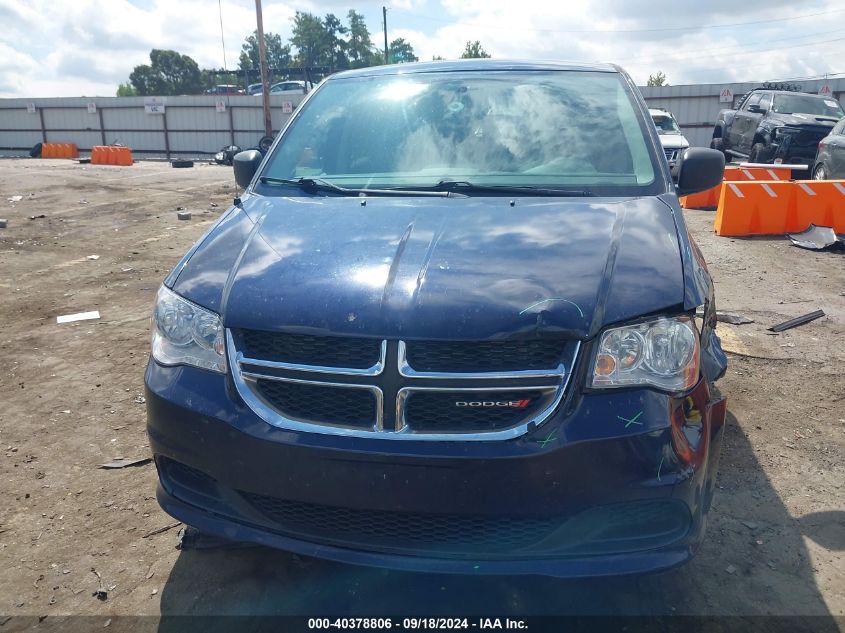 2016 Dodge Grand Caravan Se VIN: 2C4RDGBG3GR115156 Lot: 40378806